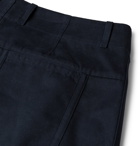 FOLK - Raft Pleated Cotton Trousers - Blue