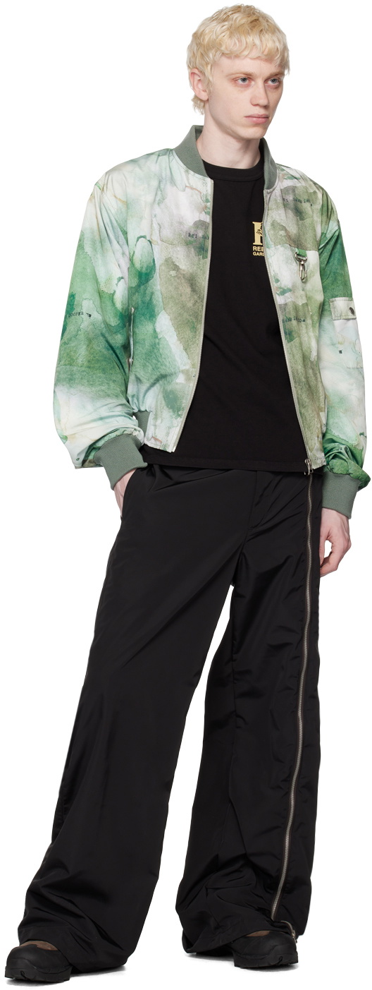 Reese Cooper Black Asymmetrical Trousers