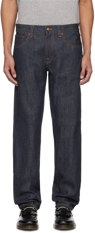 Photo: Nudie Jeans Navy Gritty Jackson Jeans