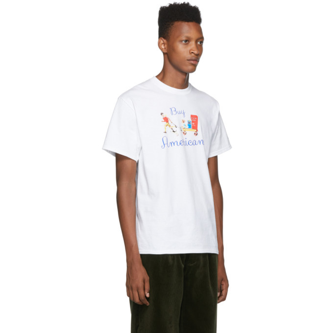 Noah NYC White Buy American T-Shirt Noah NYC
