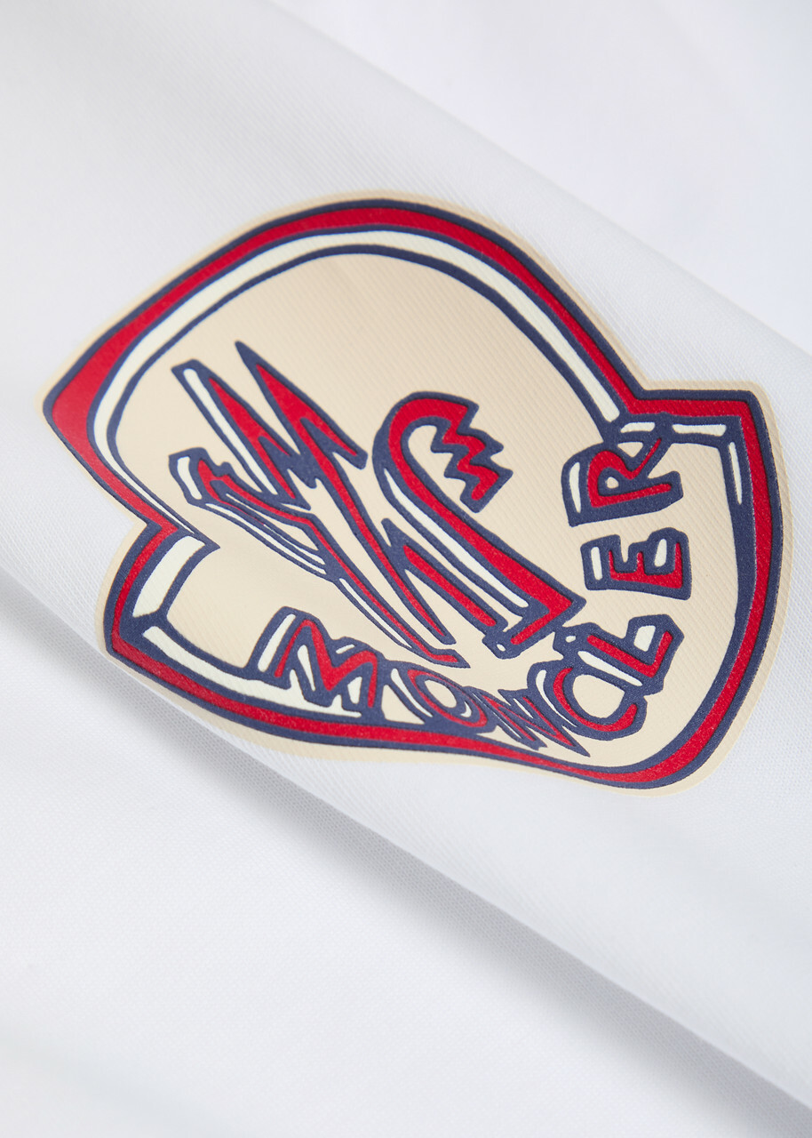 Moncler Logo-print Cotton T-shirt White