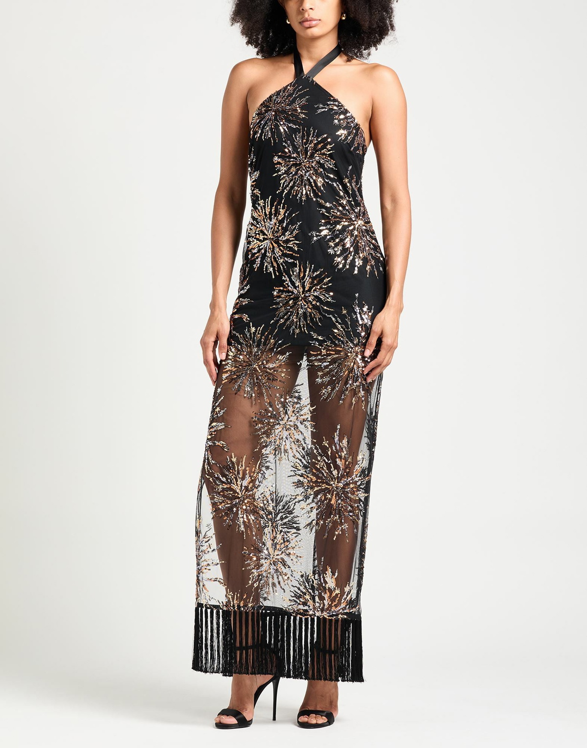 Taller Marmo Womens Maxi dress in Black