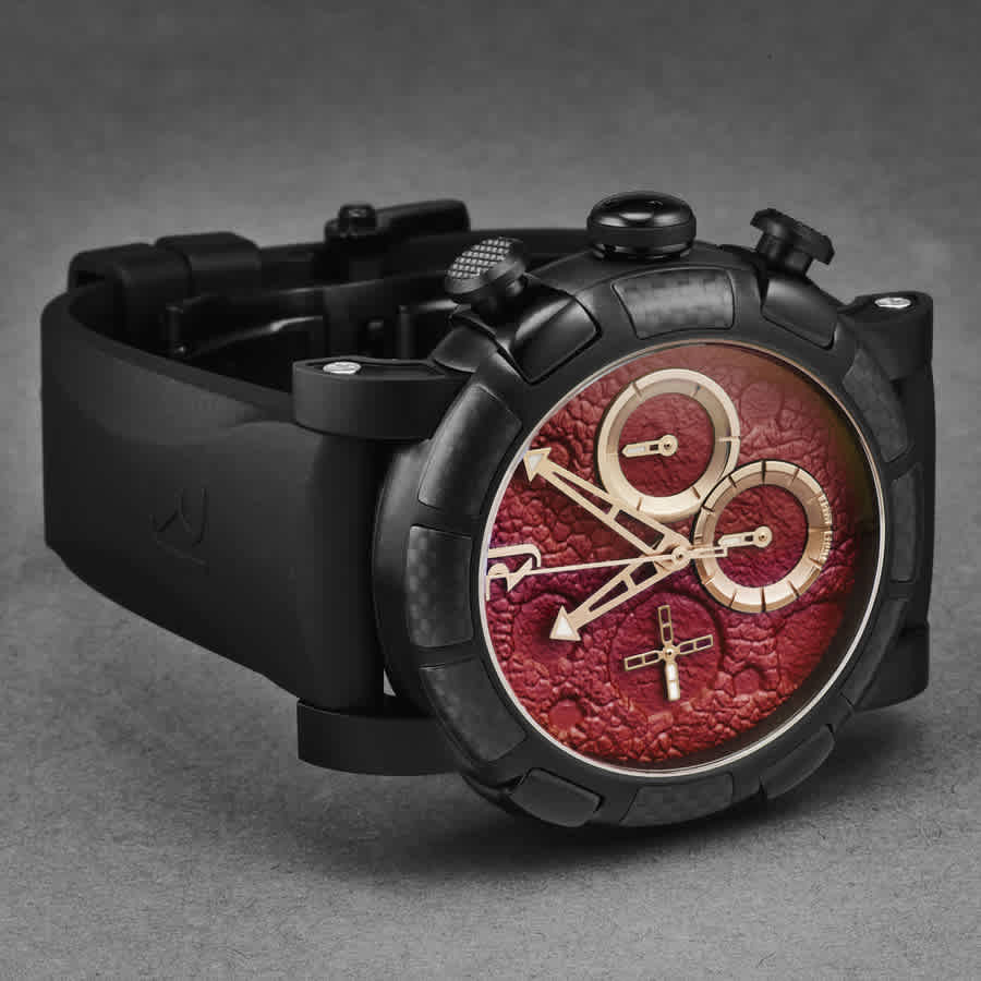 Romain Jerome Moon Dust Chronograph Automatic Red Dial Mens Watch RJ.MD.CH.703.20