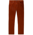 Todd Snyder - Garment-Dyed Cotton-Blend Corduroy Trousers - Brown