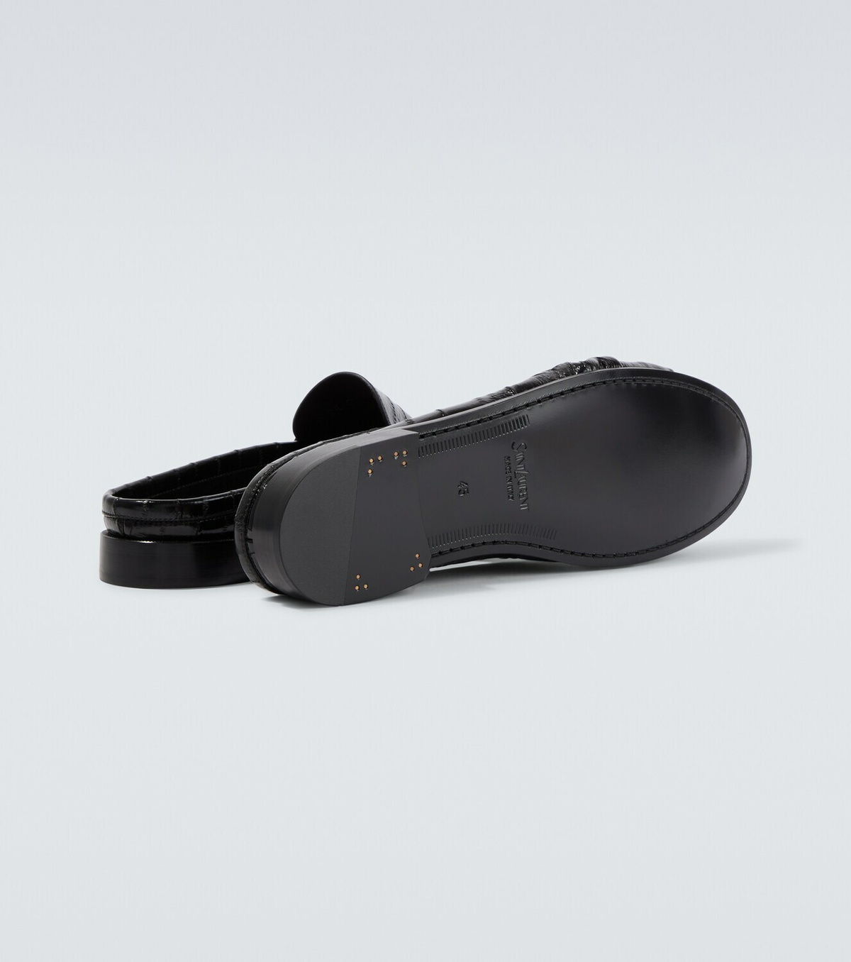 Saint Laurent Le Loafer leather mules