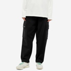 Pangaia Double Jersey Cargo Pant in Black
