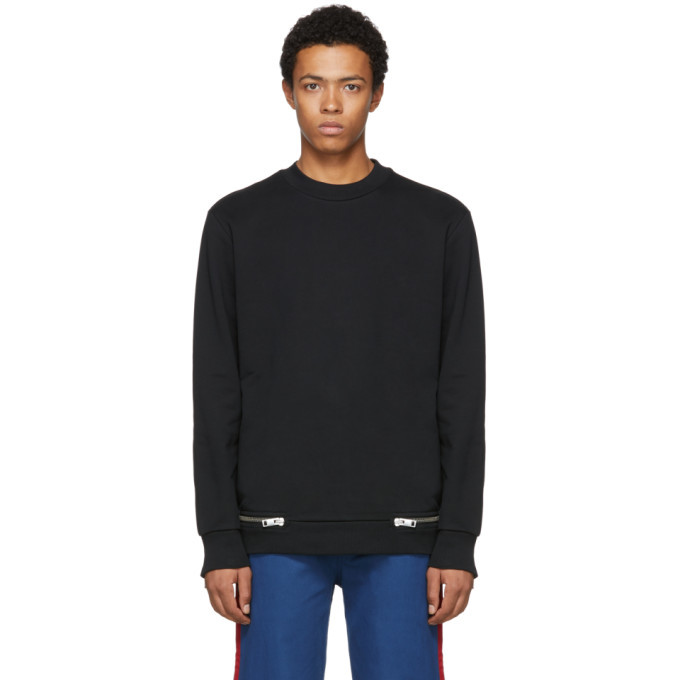 Photo: Diesel Black S-Round-Zip Sweatshirt