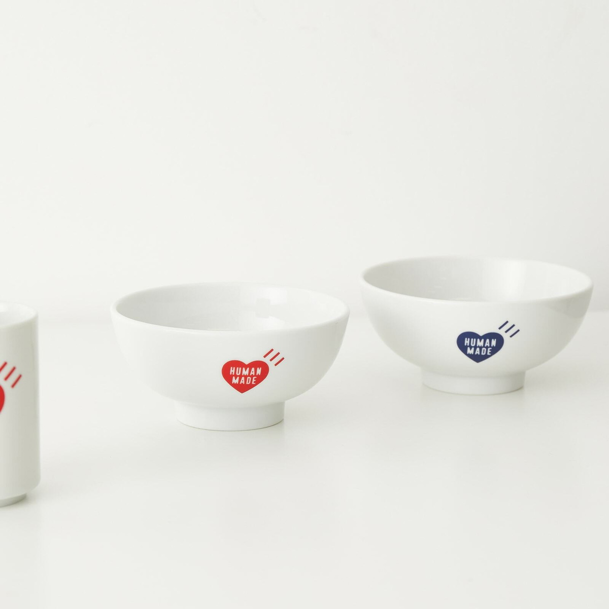 Human Made - Pair Of Mugs / Ceramic Cup - Heart Logo Dog - Nigo