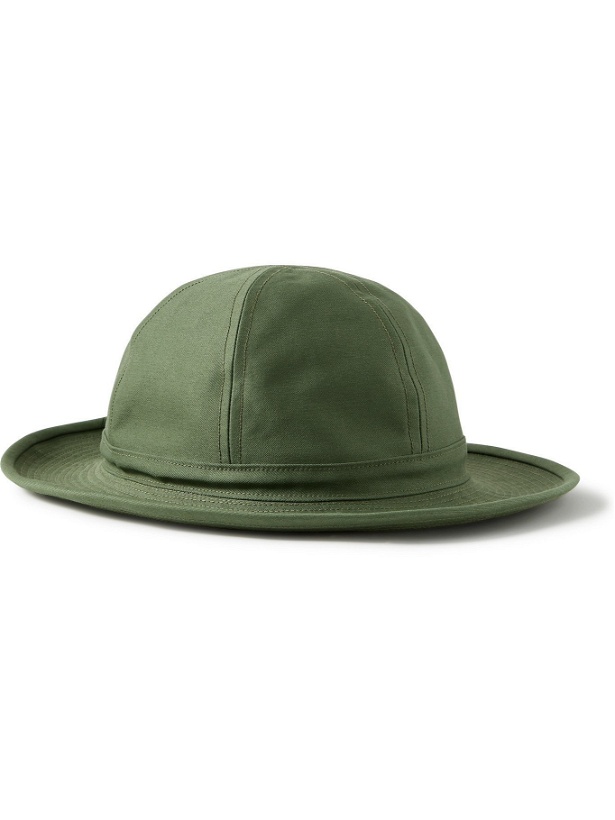 Photo: BEAMS PLUS - Cotton-Poplin Bucket Hat - Green