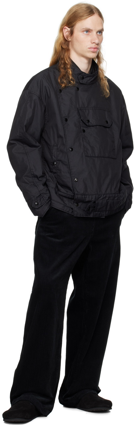 Engineered Garments Black Moto Jacket Engineered Garments