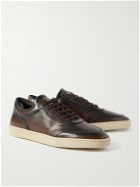 Officine Creative - Kris Lux Aero Leather Sneakers - Brown