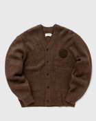 Honor The Gift Stamped Patch Cardigan Brown - Mens - Zippers & Cardigans
