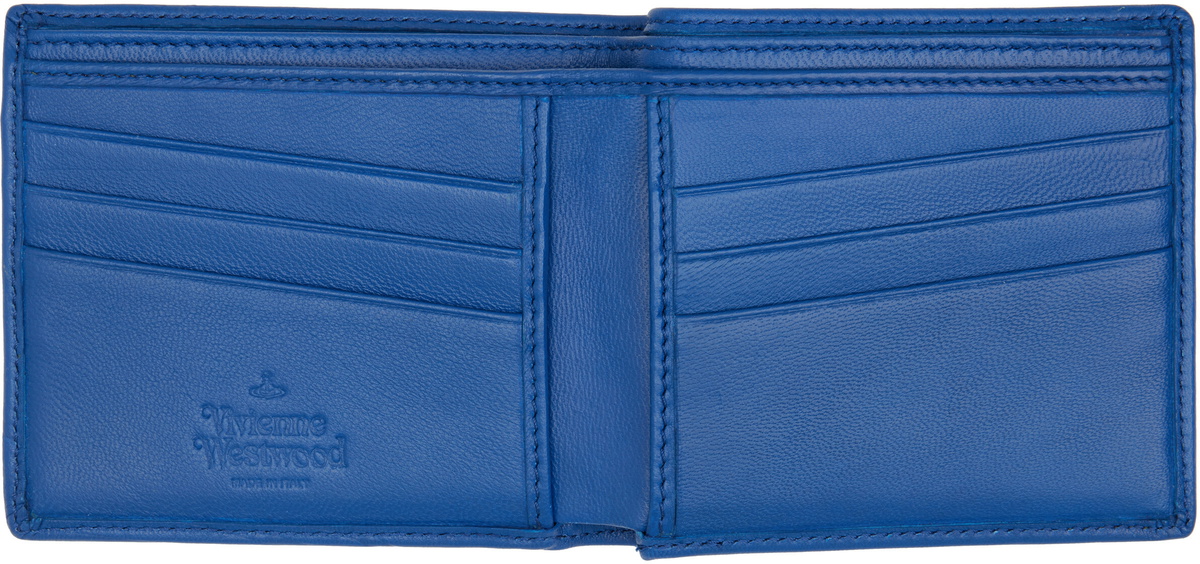 Vivienne Westwood Blue Billfold Wallet