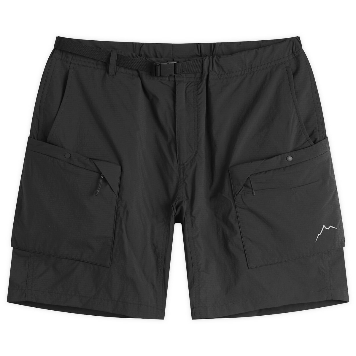 CAYL - Flow Straight-Leg Belted Logo-Print Ripstop Shorts