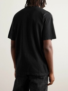 Stray Rats - Logo-Print Cotton-Jersey T-Shirt - Black
