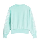 Aries Women's Baby Fit Aged Ancient Column Sweatshirt in Aqua 