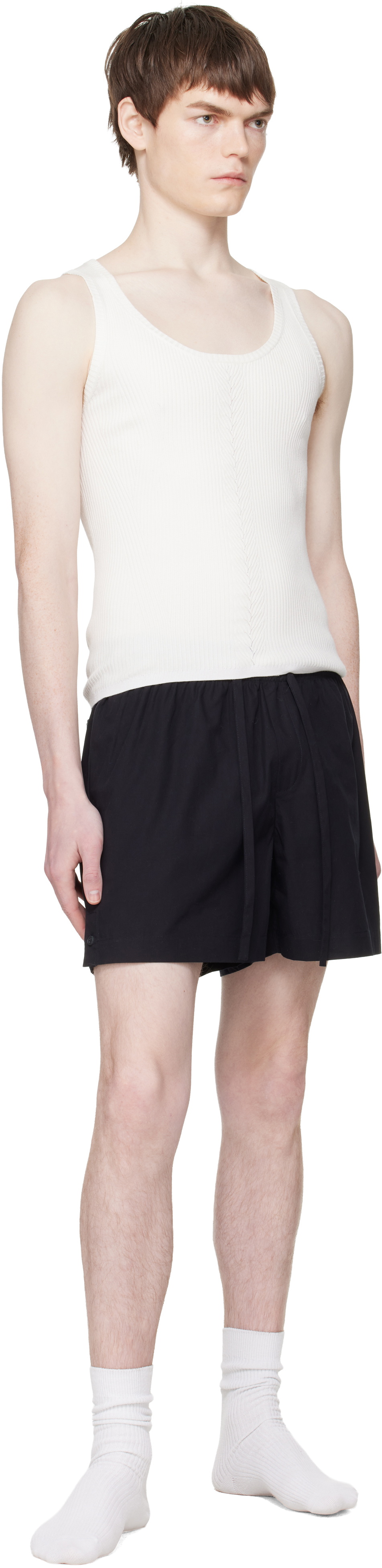 Entire Studios Black Pajama Shorts