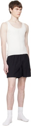 Entire Studios Black Pajama Shorts