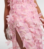 Susan Fang Floral midi skirt