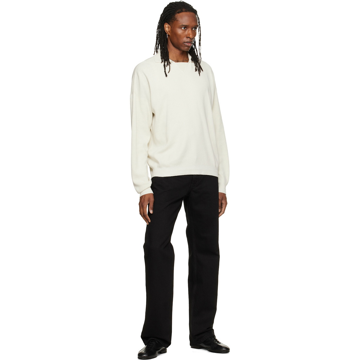 Calvin Klein Collection Off-White Desmond Polo