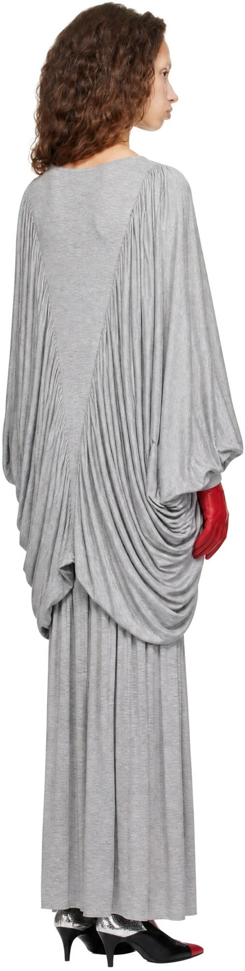 Nicklas Skovgaard Gray Orchidea Maxi Dress