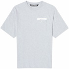 Palm Angels Men's Sartorial Tape T-Shirt in Grey