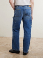 Corridor - Straight-Leg Double-Knee Jeans - Blue
