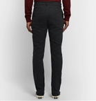 Freemans Sporting Club - Slim-Fit Brushed Cotton-Twill Trousers - Black