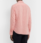 Mr P. - Mélange Linen Shirt - Pink