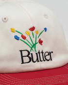 Butter Goods Bouquet 6 Panel Cap Red|White - Mens - Caps