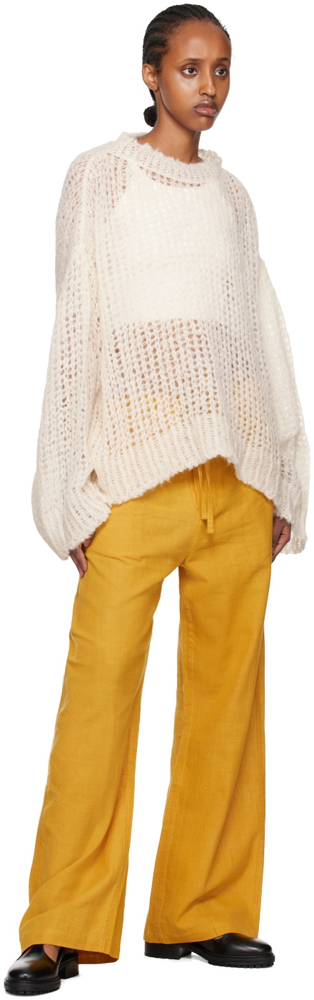 AIREI SSENSE Exclusive Off-White Sweater