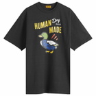Human Made Men's Duck Overalls T-Shirt in Black