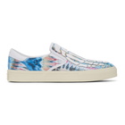 Amiri Multicolor Tie-Dye Bones Slip-On Sneakers