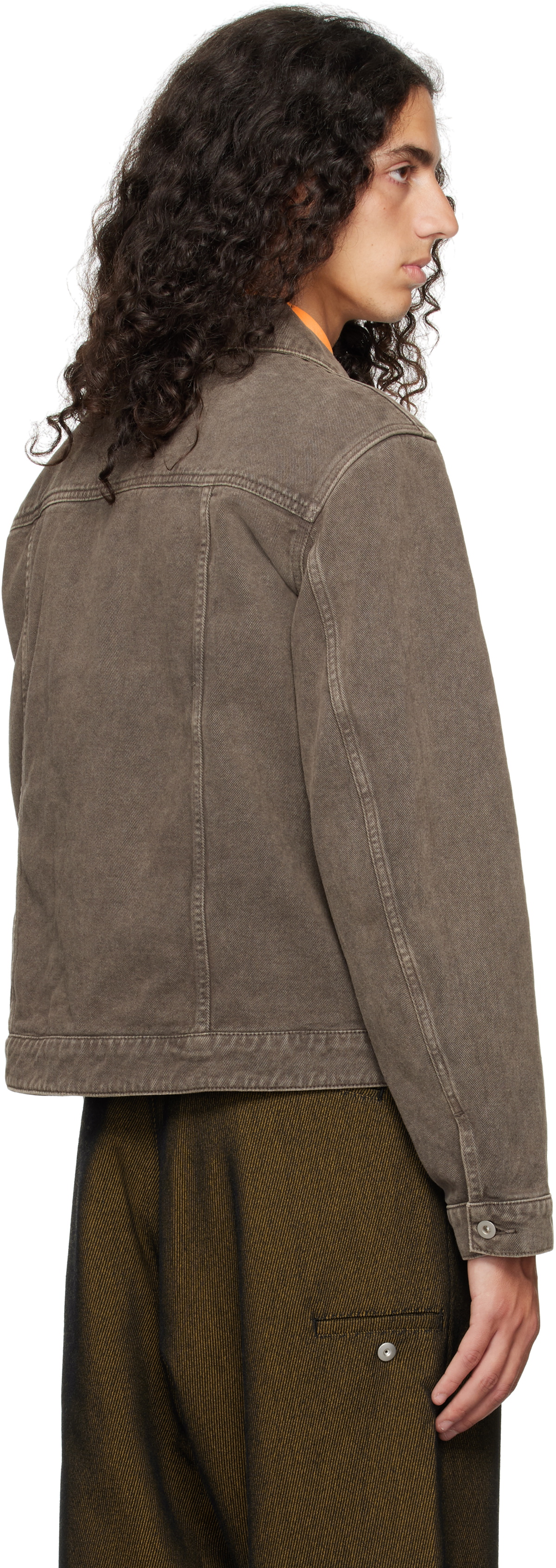 ジャケット・アウター Omar Afridi RIVETED DENIM JACKET 44 ジャケット・アウター Omar Afridi RIVETED DENIM JACKET 44