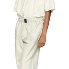 Vetements White Oversized Inside-Out Lounge Pants