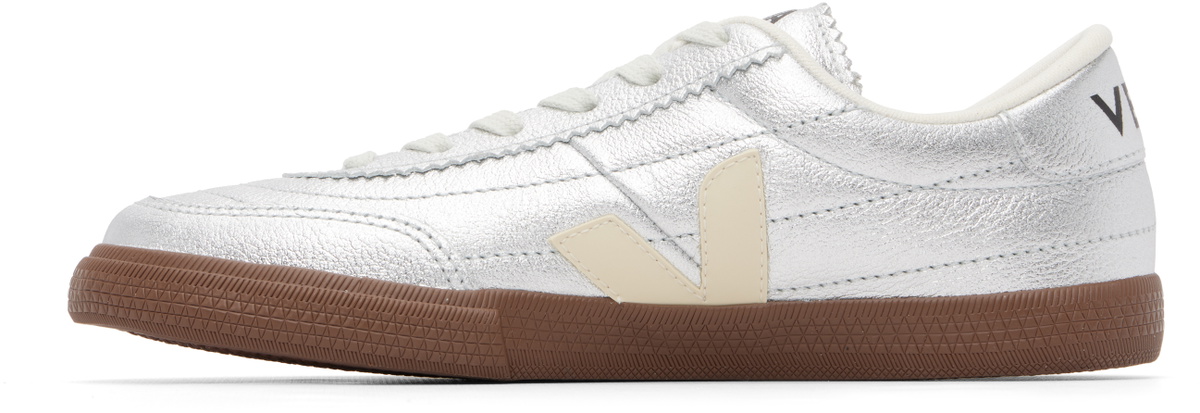 VEJA Silver Paneka Leather Sneakers