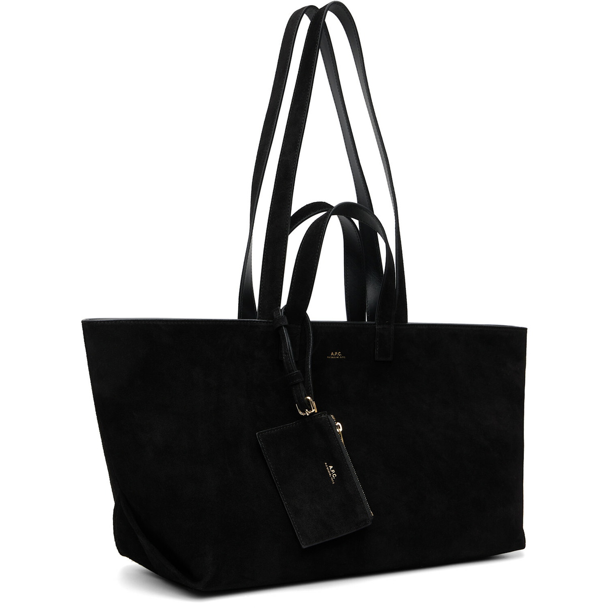 A.P.C. Black 'Le Drummer' Tote