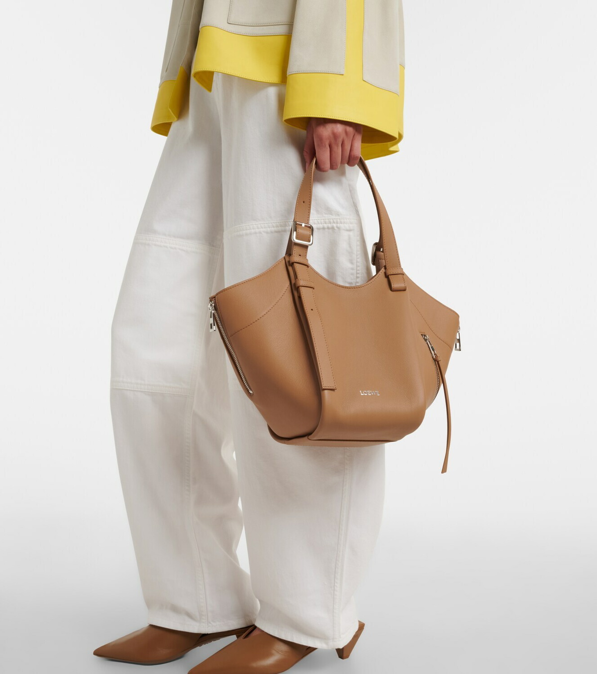 Loewe Hammock Flip Medium leather tote bag