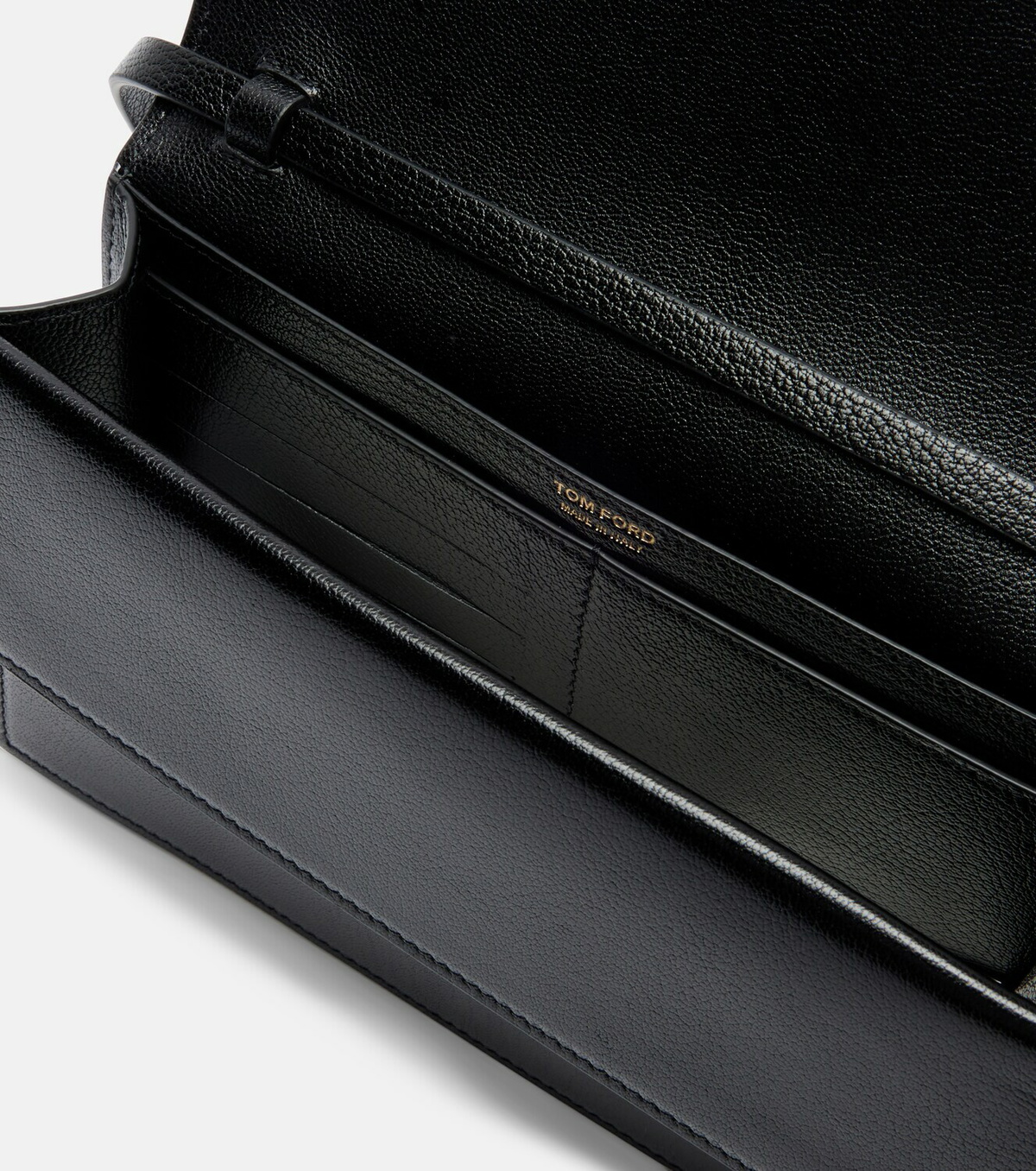 Tom Ford T Mini leather crossbody bag