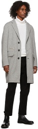 Ermenegildo Zegna Grey Cashmere Coat