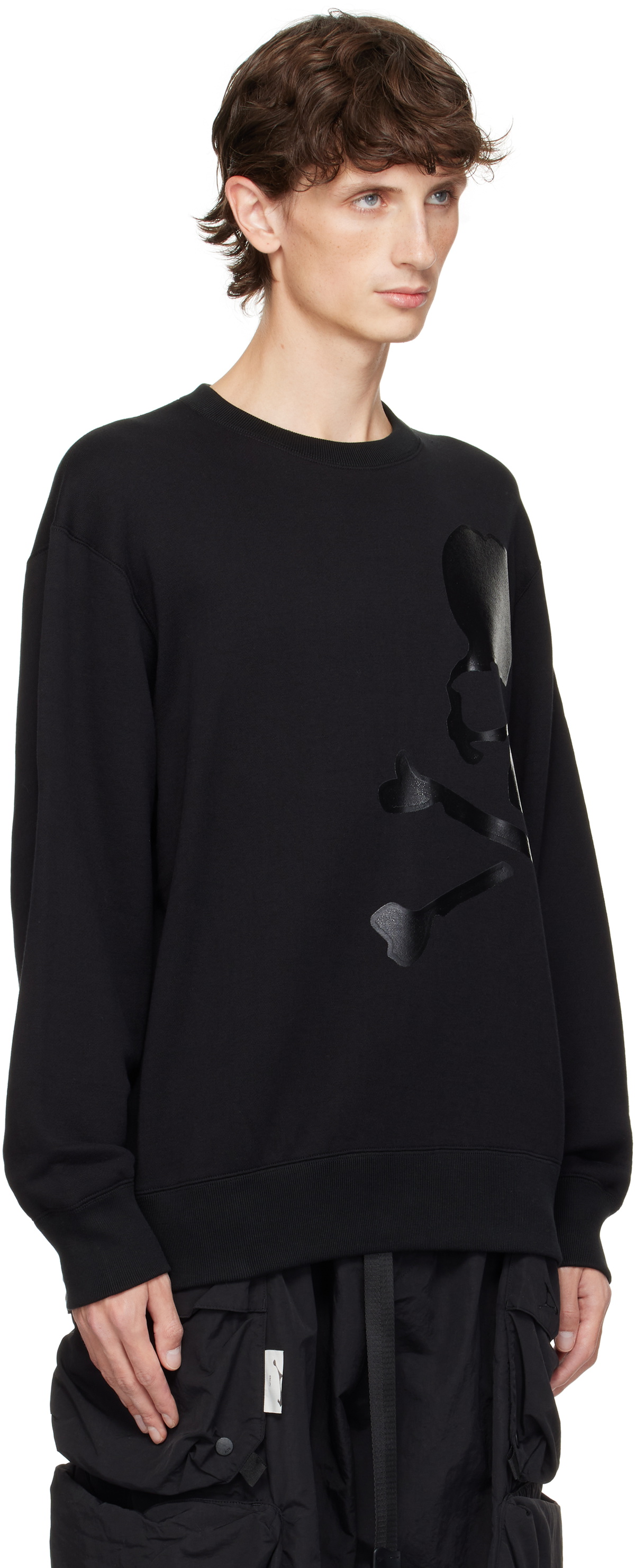 mastermind JAPAN Black Loopwheel Sweatshirt