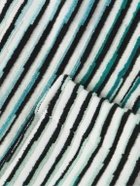 Missoni Home - Arpeggio Striped Cotton-Terry Hooded Robe - Blue
