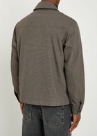 Wax London Eldon Houndstooth Jacket Brown