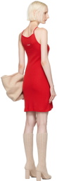 Caro Editions Red Caro Slip Dress