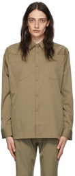 HOPE Brown Wool Shirt