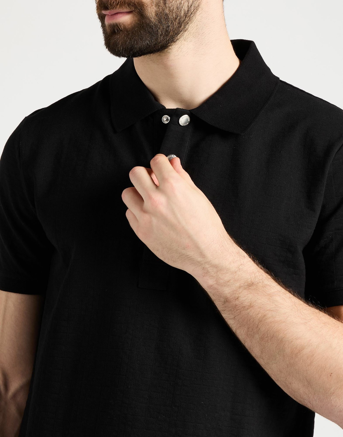 Balmain Mens Polo shirt in Black
