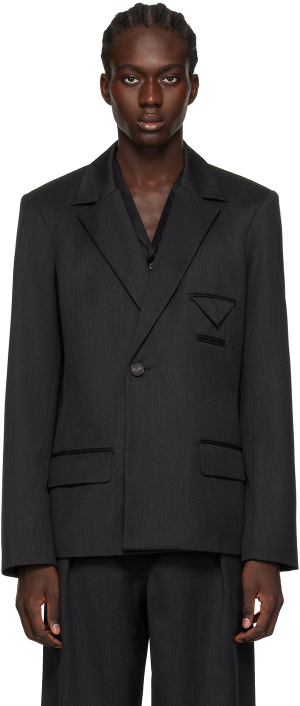 ESSAY Double Tailored Jacket　Black Tailored Jacket Black 917JAM1 – JULIUS OFFICIAL STORE