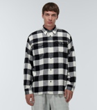 Undercover Checked cotton shirt