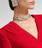 Alessandra Rich Crystal-embellished choker