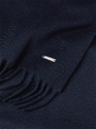 Loro Piana - Logo-Embellished Fringed Cashmere Scarf